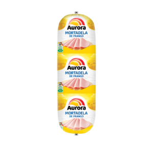 meio quilo de mortadela de frango aurora