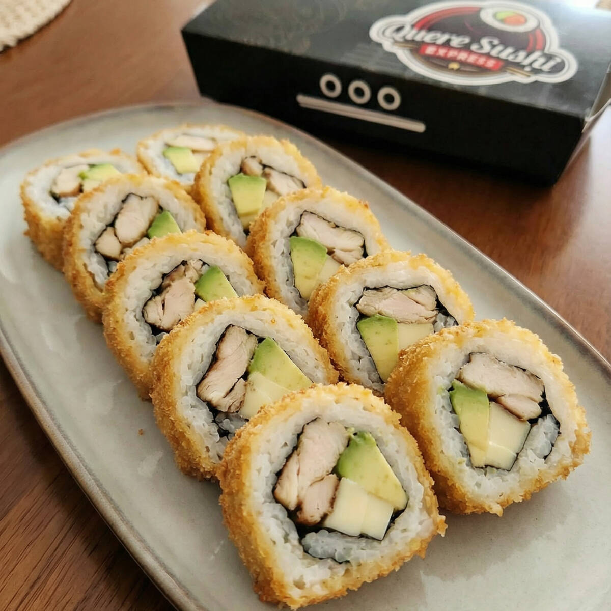 Rollo de Pollo Empanizado