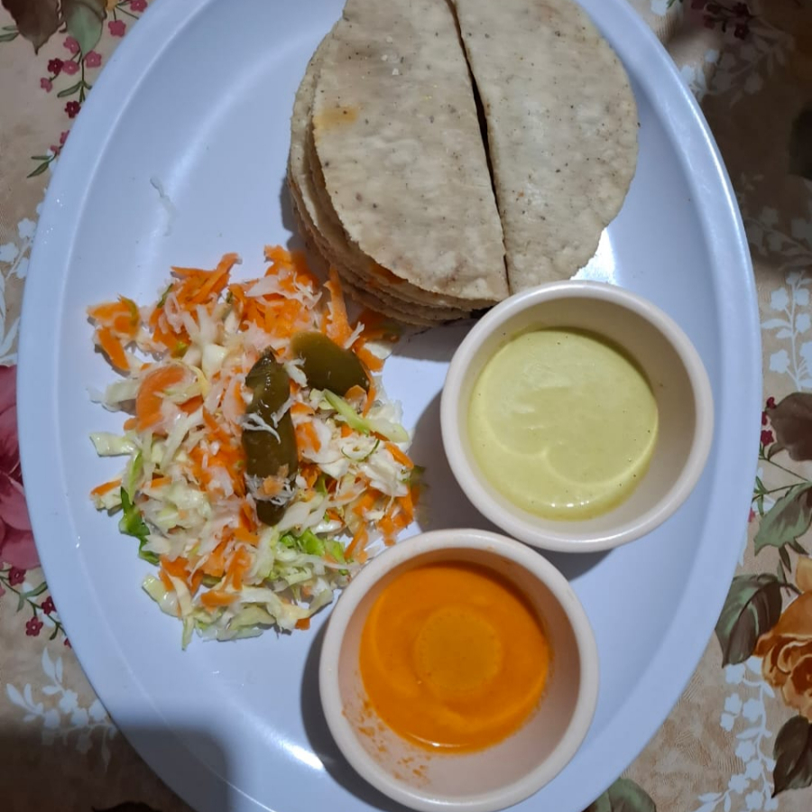 Paquete Tacos de Frijol 10 Pzs