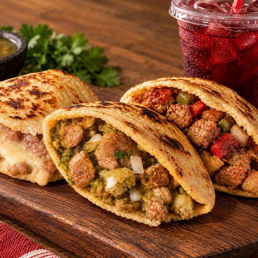 COMBO 3 GORDITAS MÁS AGUA DE SABOR