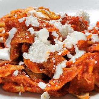 Chilaquiles Rojos Sencillos