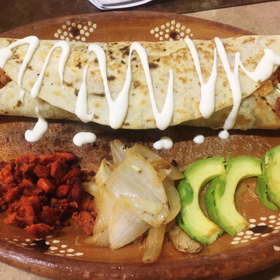 Burrito Pastor con Queso