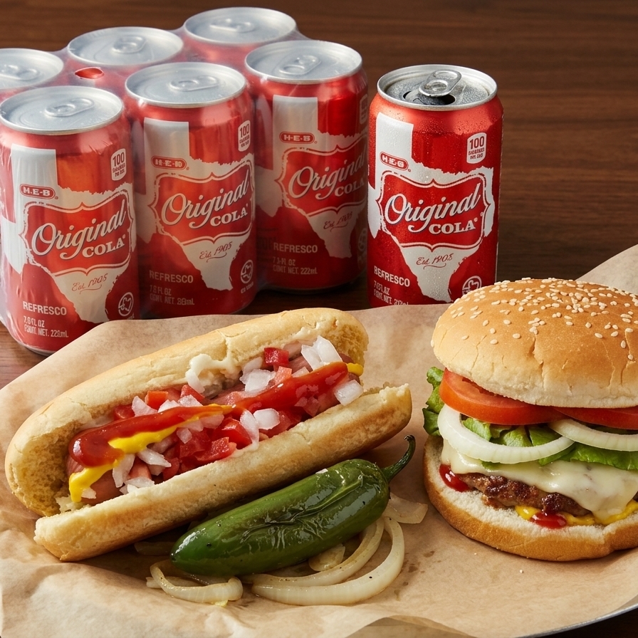 Hamburguesa, Hotdog y Refresco