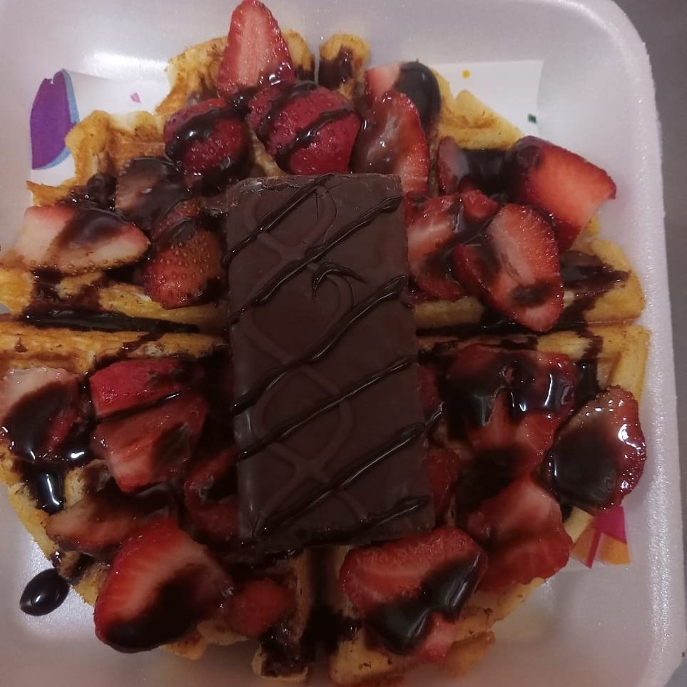 🍫🍓 Waffle 3 Ingredientes