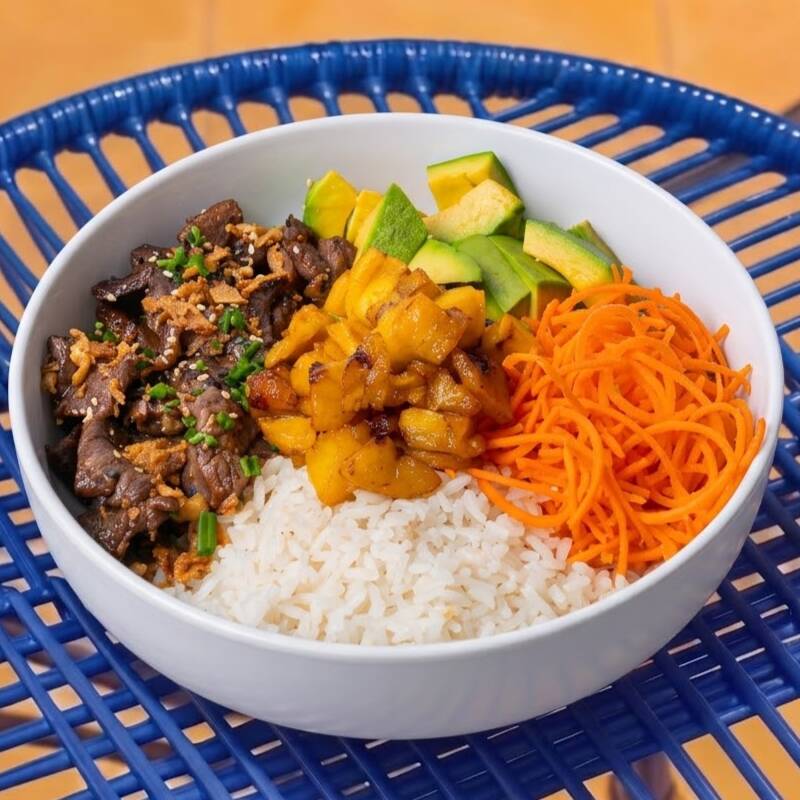 Menú Res Teriyaki Bowl