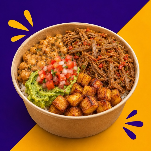 BOWL TINGA DE CARNE