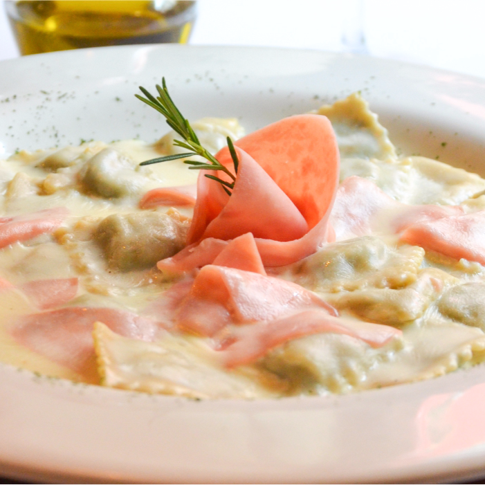 Ravioli de Espinacas con Ricotta