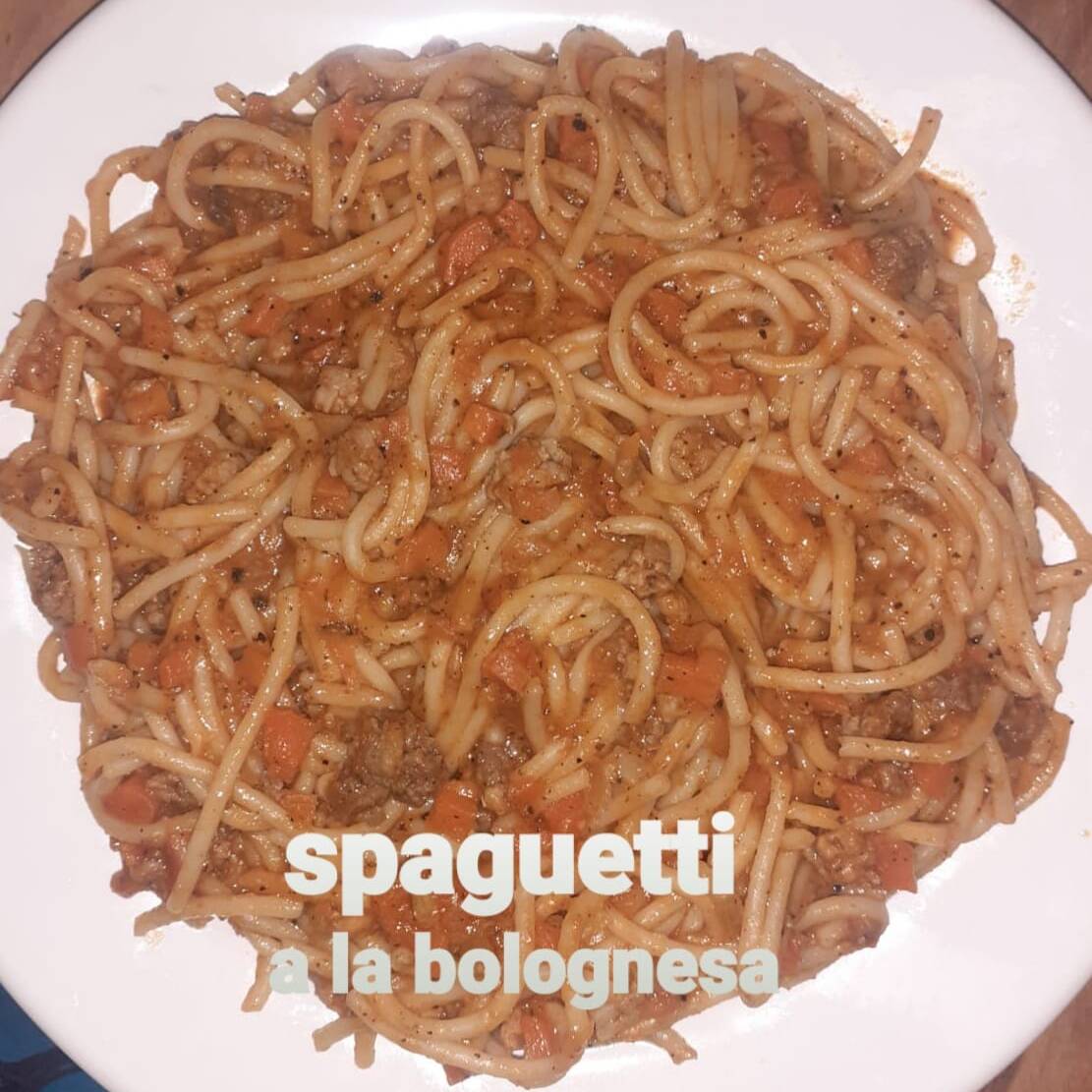 Spaguetti Bolognesa