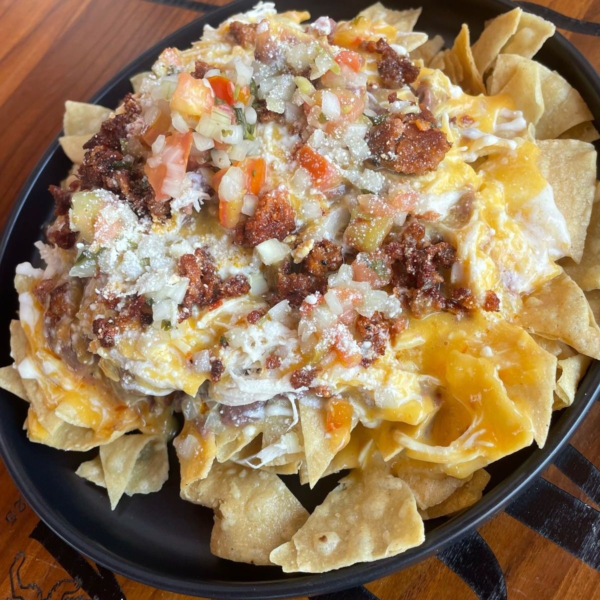NACHOS Pechuga y Chorizo Mx