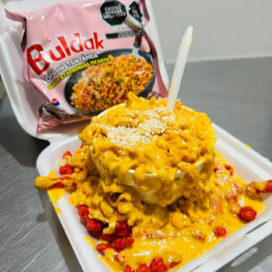 Ramen Buldak Con Elote