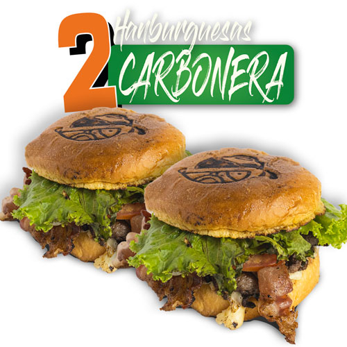 Promo 2 Hamburguesas Carboneras