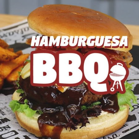 Burger a la BBq Arrachera