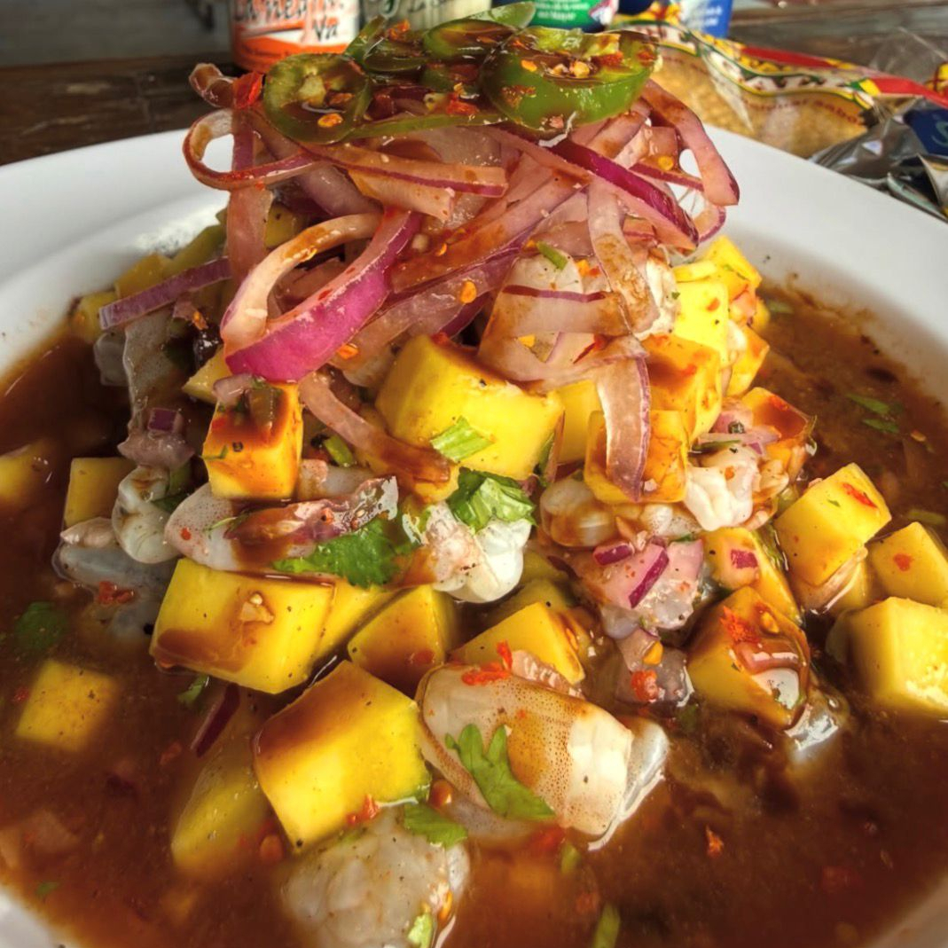 Orden de Ceviche tropical de pescado
