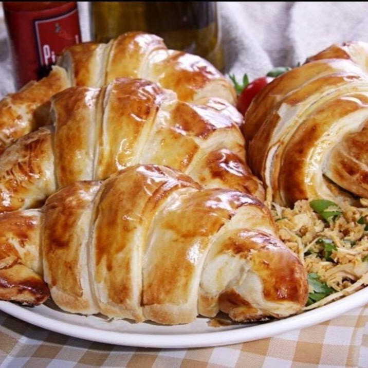 Croassant Queijo e Presunto