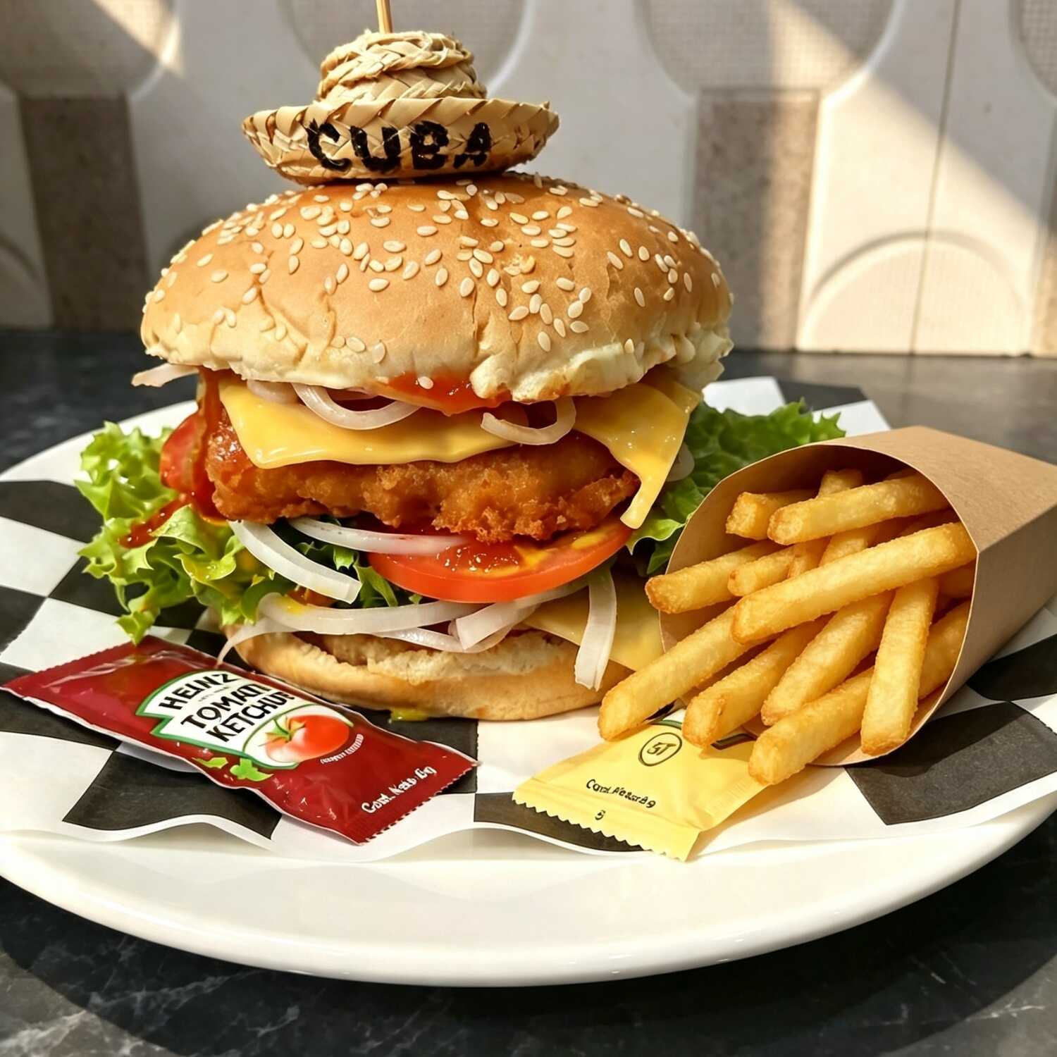 Combo Burger House Boneless Con Papas