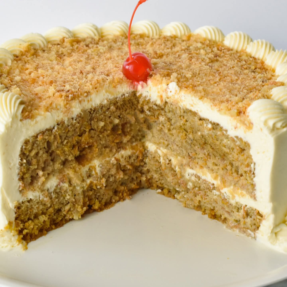 Pastel de Zanahoria 1/8 Kg