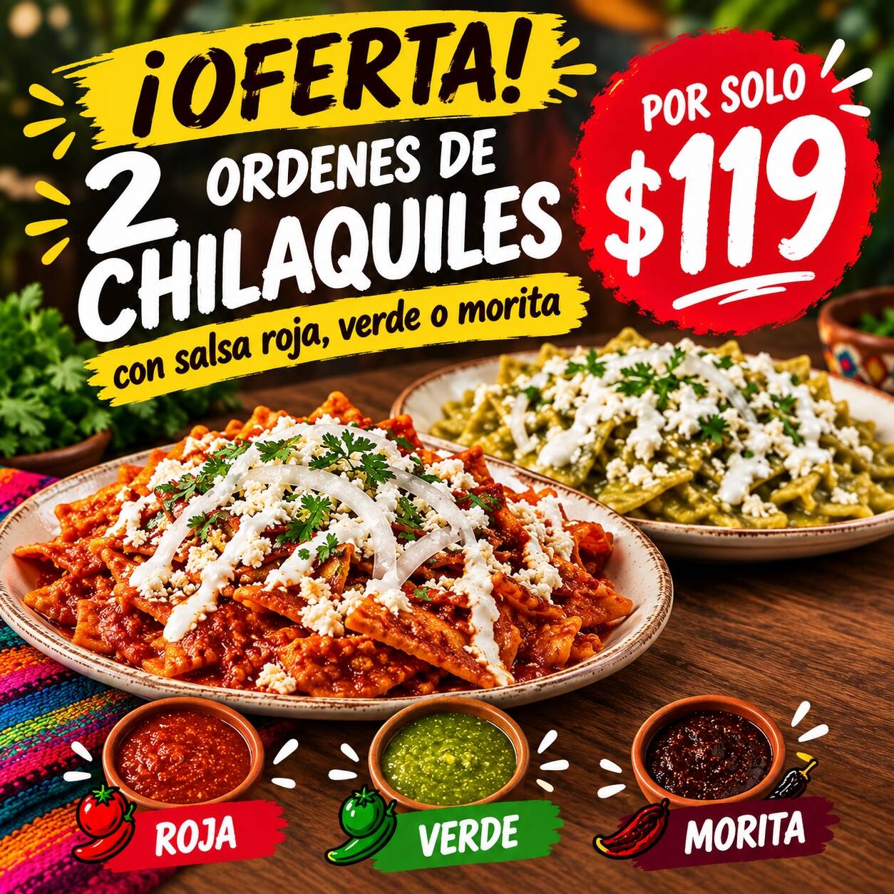 Combo chilaquiles