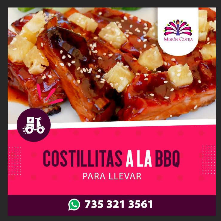 Paquete costillitas BBQ, adobadas