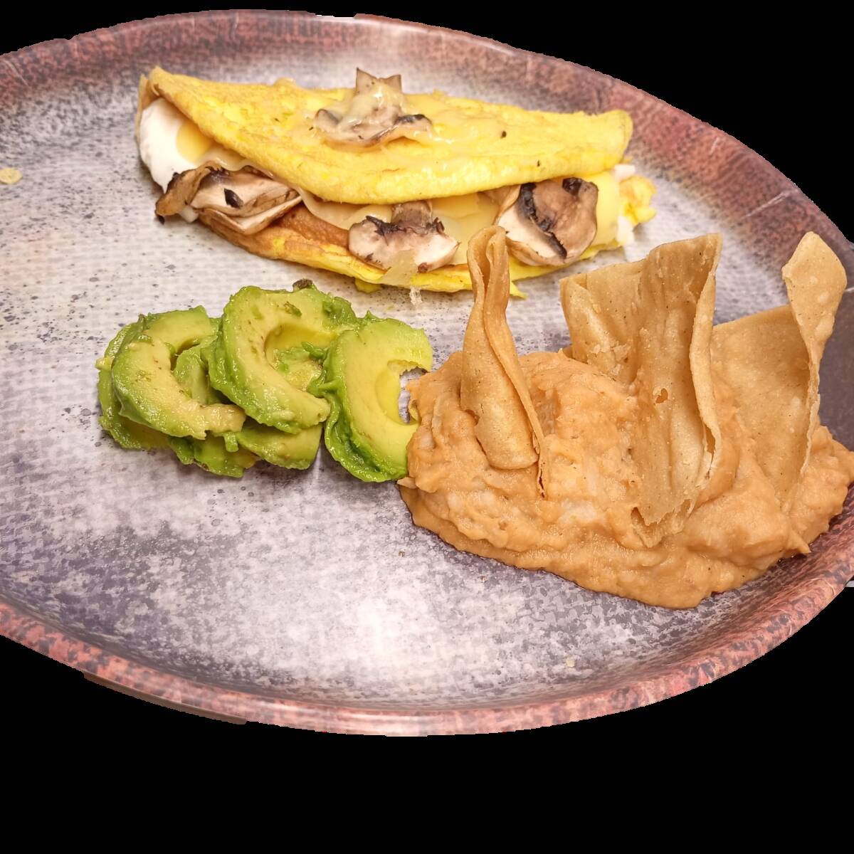 Omelet de Champiñones y Queso