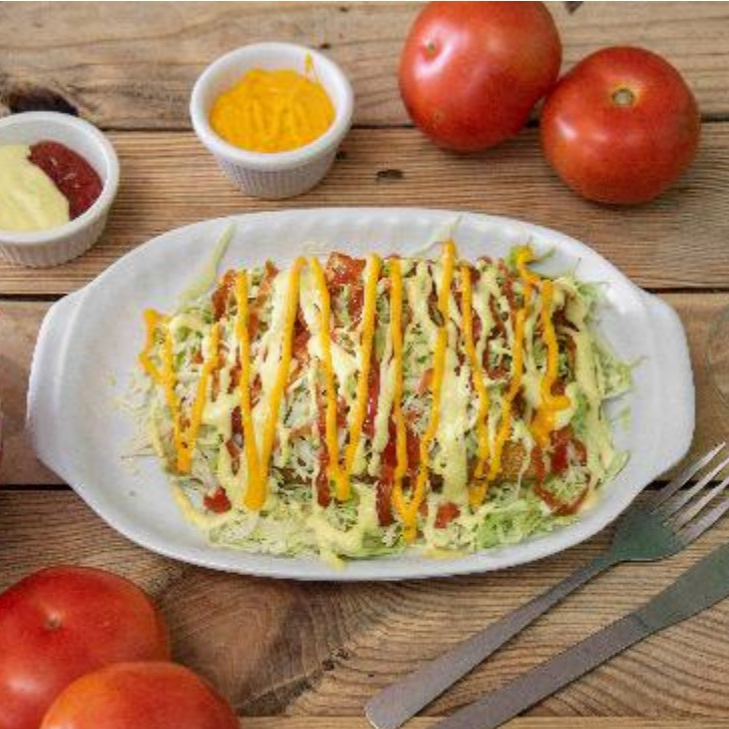 Taco Doble con Carne de Res