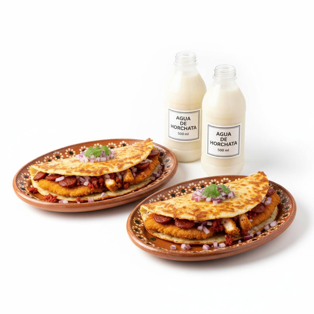 COMBO 2Costras Milanesa Esp.+Aguas de Horchta GRAT