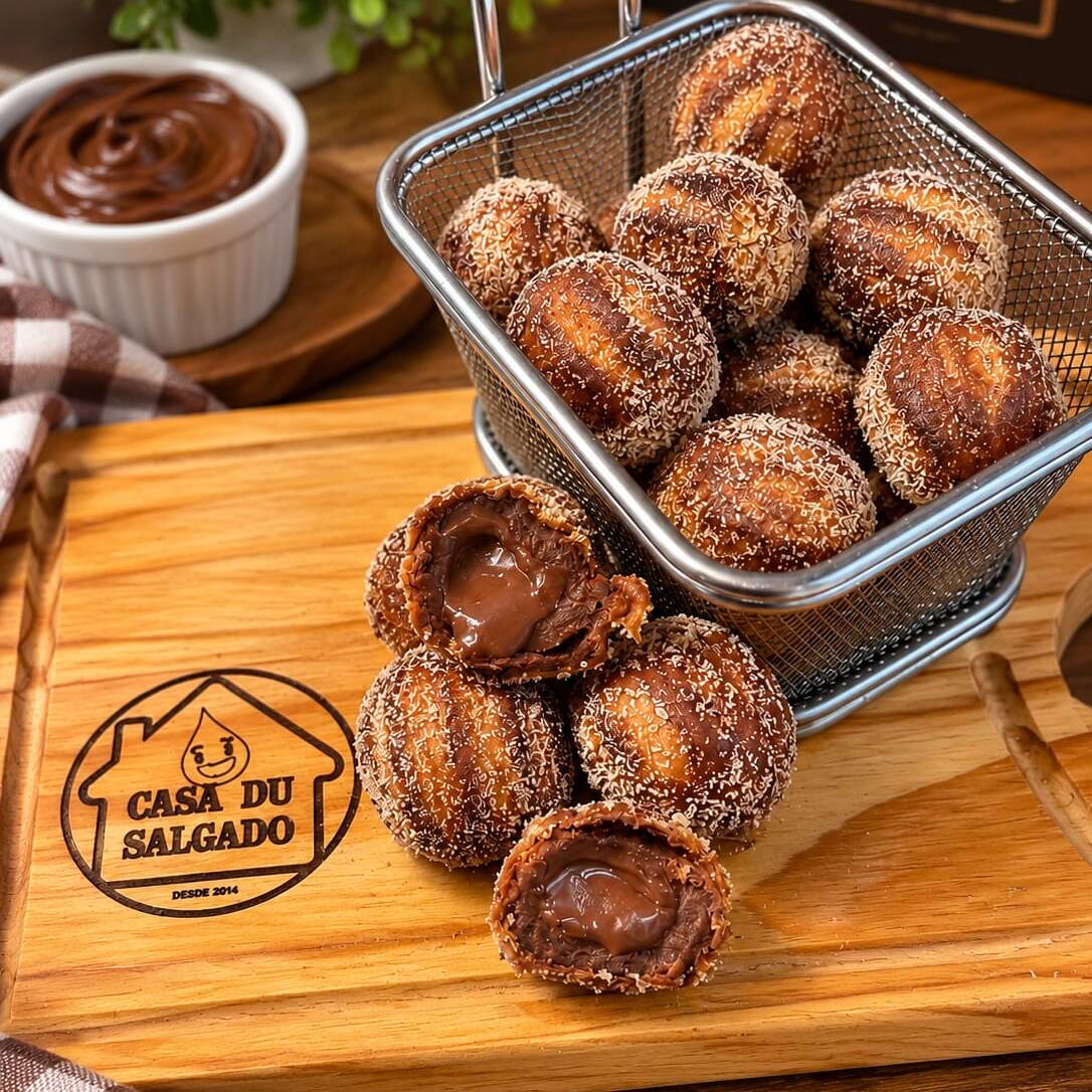 Deliciosos churros quentinhos e crocantes, recheados com um cremoso e irresistível chocolate! 😋
Perfeitos para adoçar o seu pedido e deixar qualquer momento ainda mais gostoso.
🍩 10 unidades
🍫 Recheio cremoso de chocolate
🔥 Quentinhos e crocantes
😋 Douradinhos e saborosos