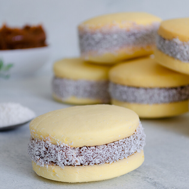 Alfajor Argentino de Maicena y Dulce de Leche