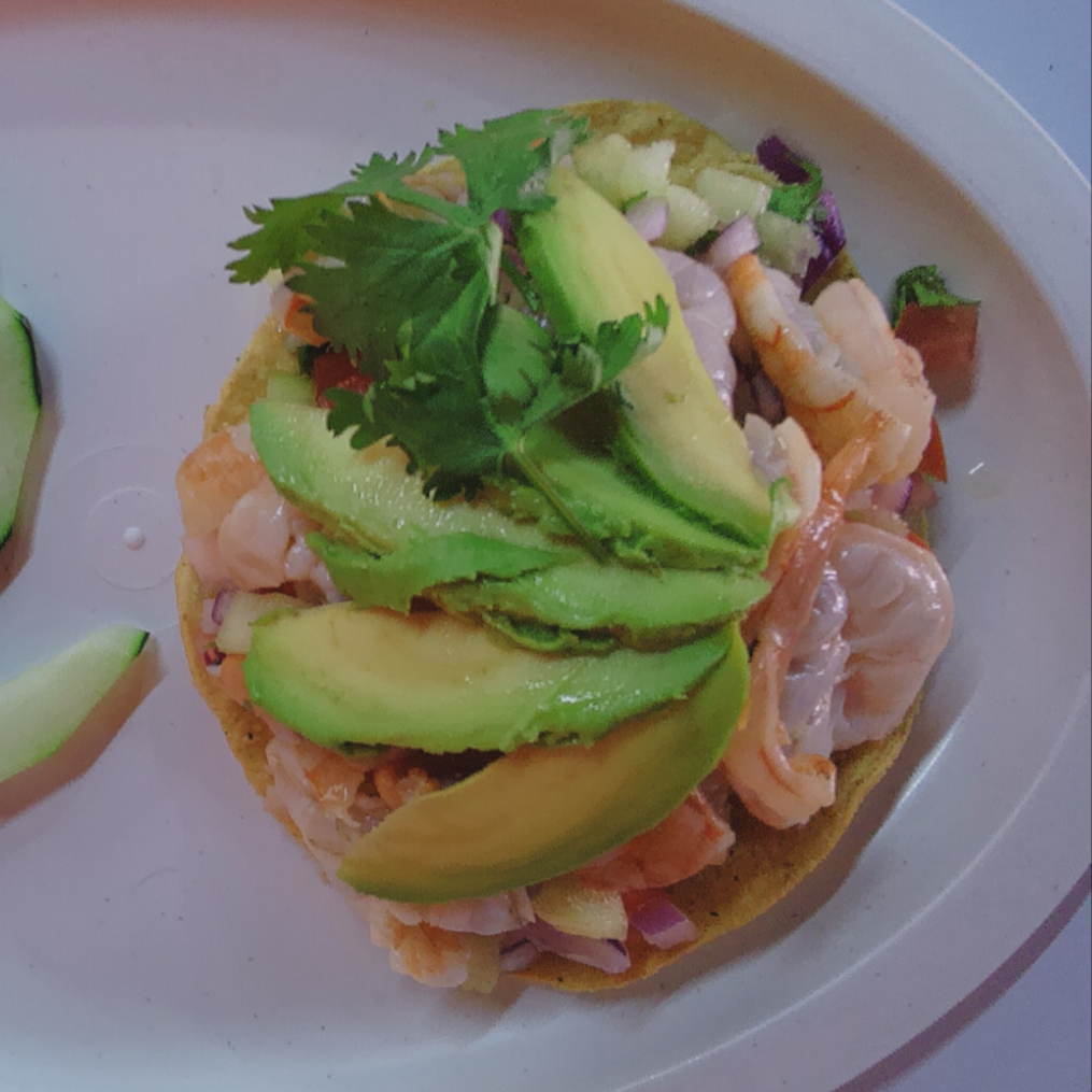 Tostada de Camarón