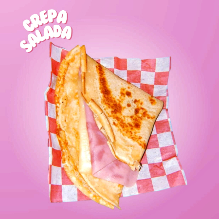 Crepa Salada Jamón y Queso