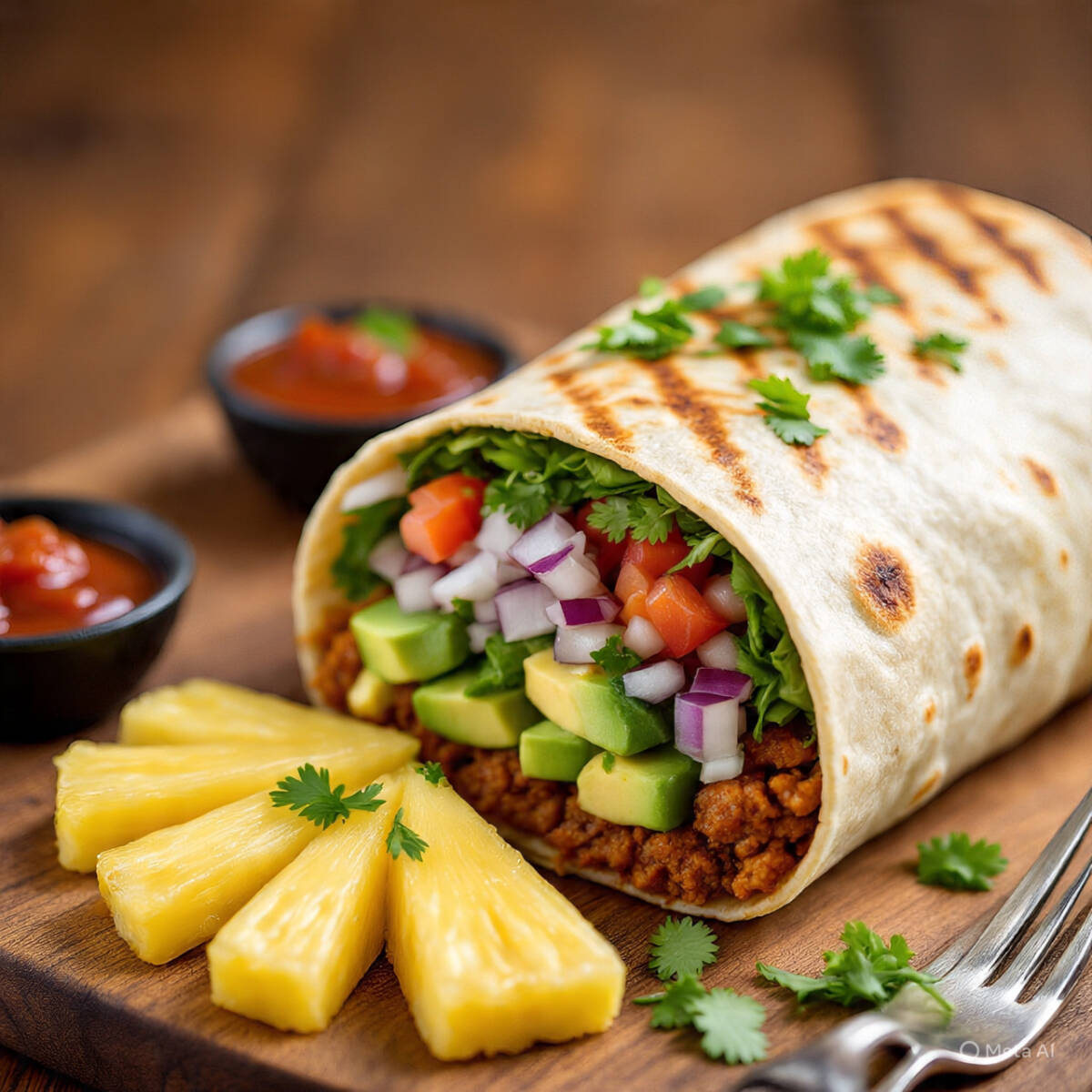 Burrito de Carne al Pastor
