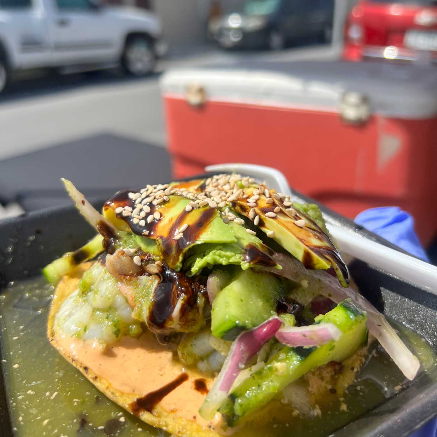 Tostada de Aguachile