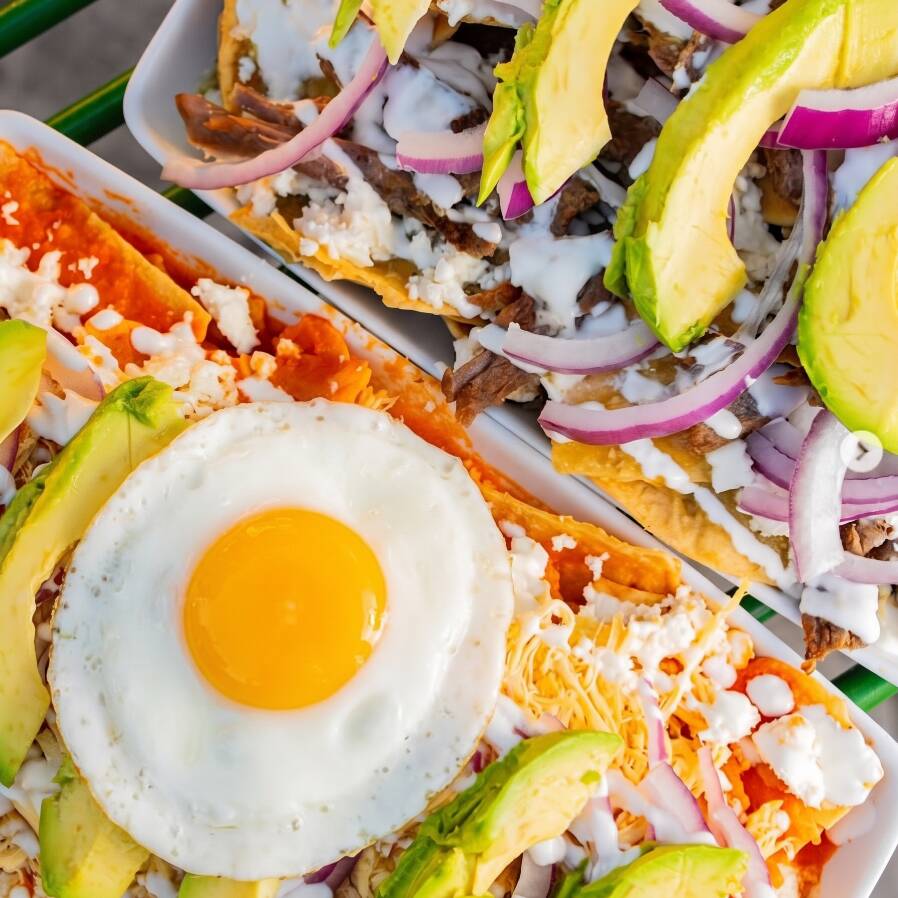 Chilaquiles Preparados con Huevo