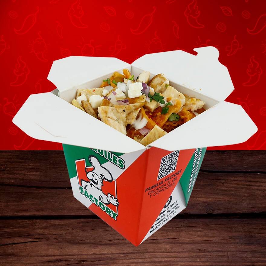Chilaqleta con Pollo