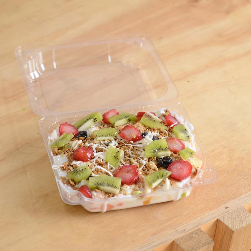 Fruta con yogurt