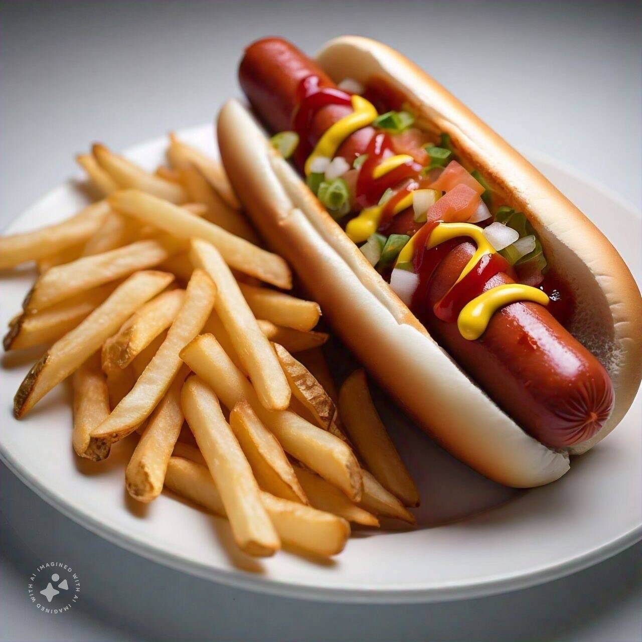 HOT DOG DE ASAR+ PAPSAS+ REFRESCO