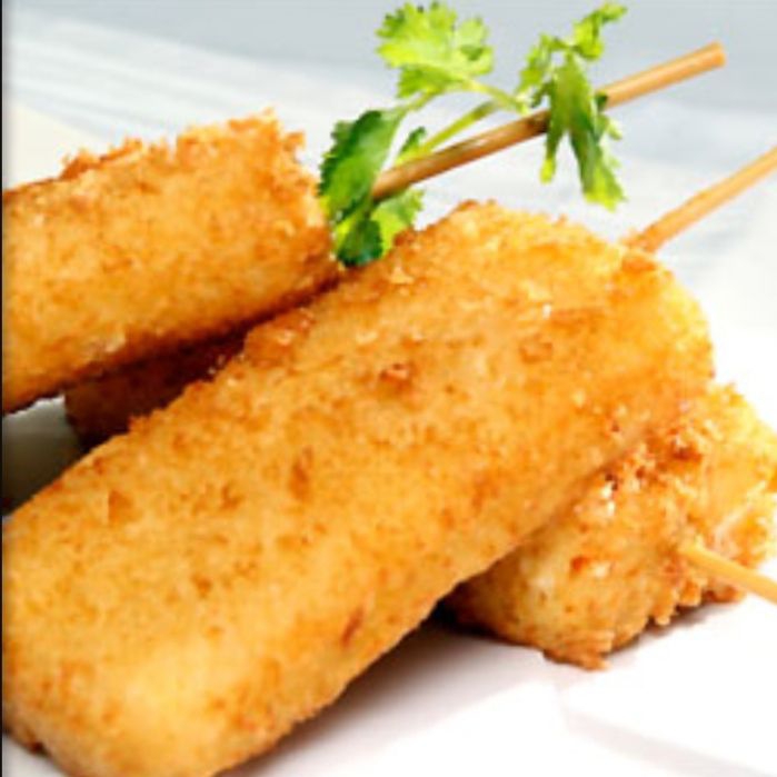 Orden de Kushiague de Queso Philadelphia