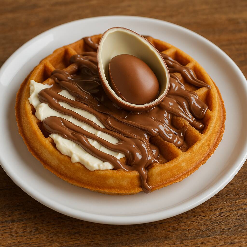 Waffle huevito kinder
