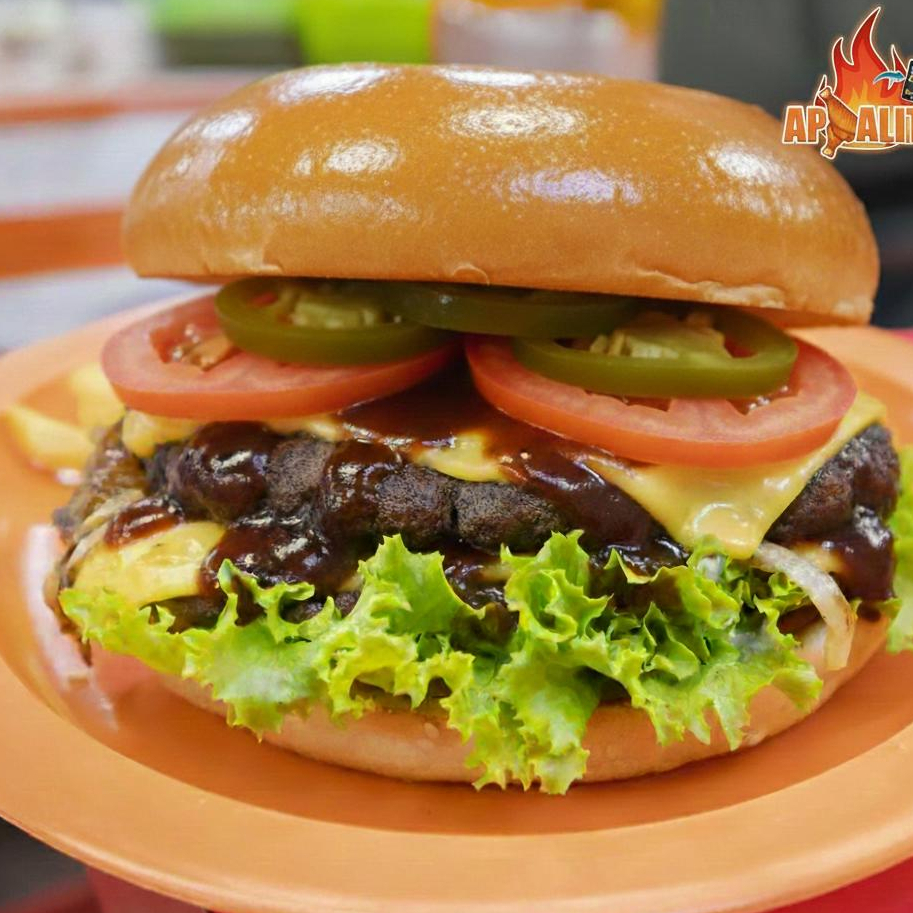 Hamburguesa Doble Con Queso