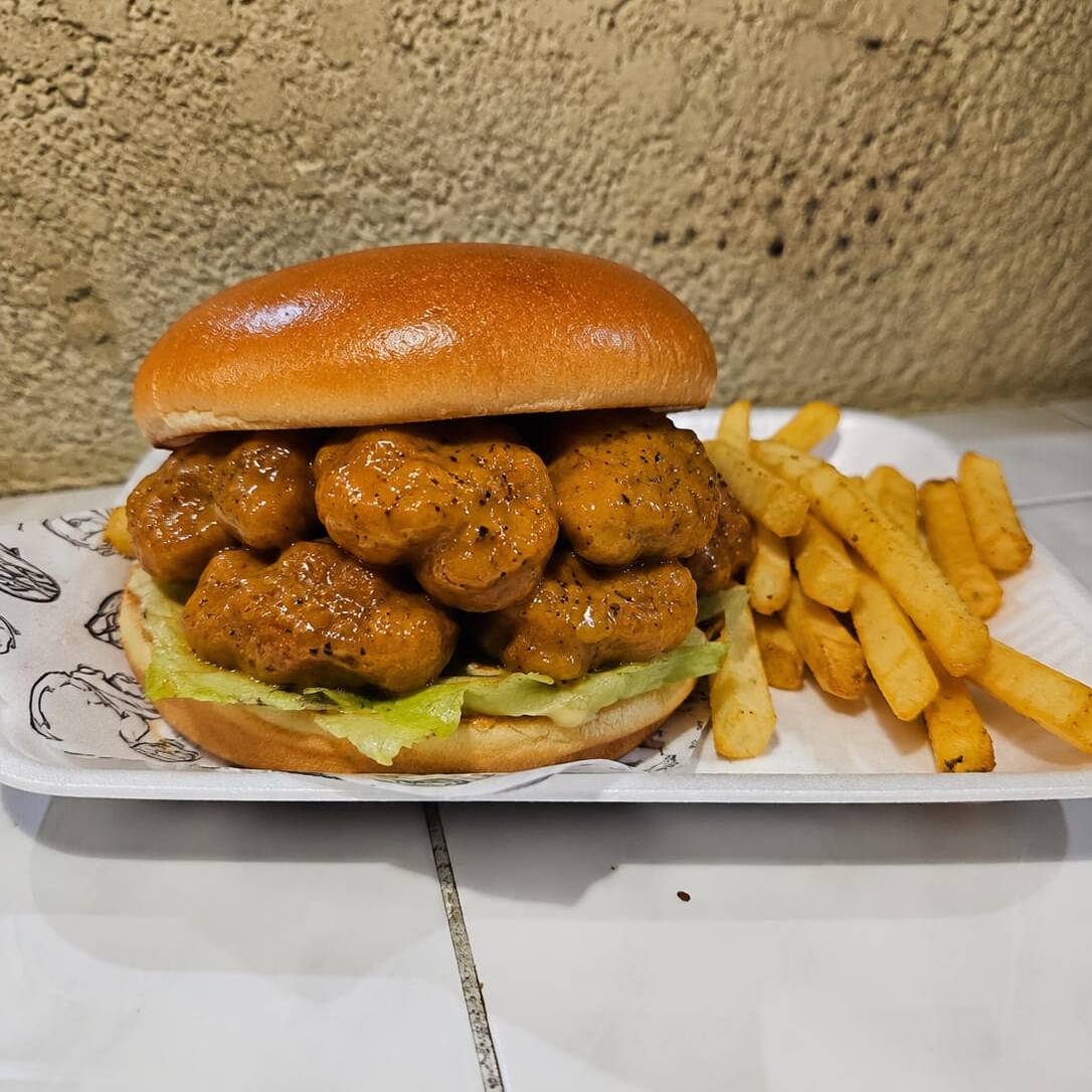 Hamburguesa lemon pepper