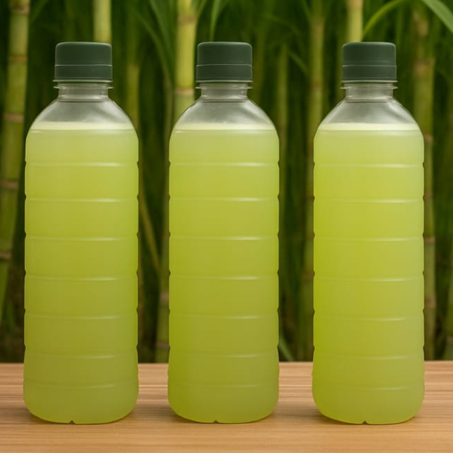 100% natural engarrafado na hora.