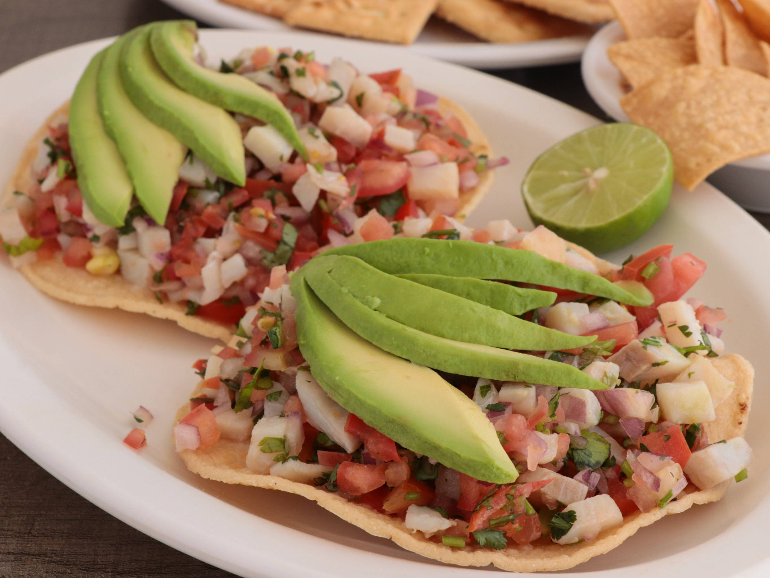 1 Tostada de  ceviche de Pulpo