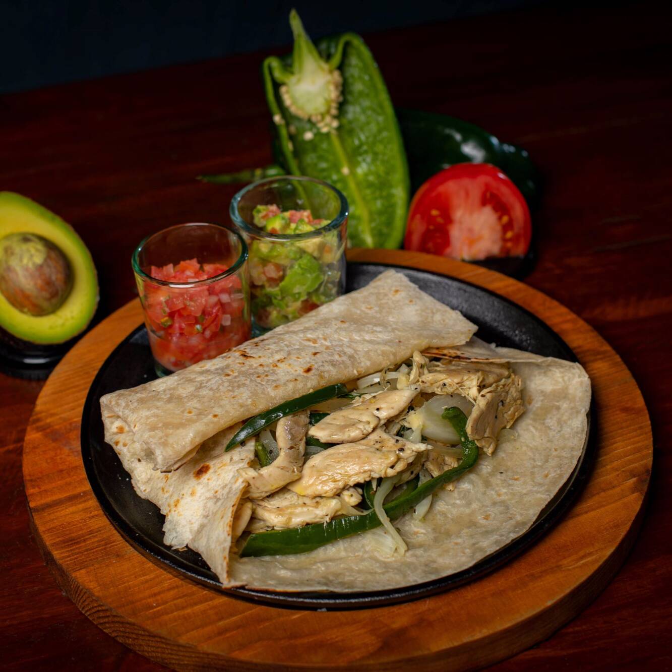 Fajitas de Pollo