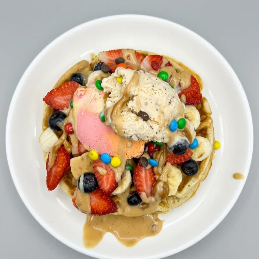 Waffles de Fruta