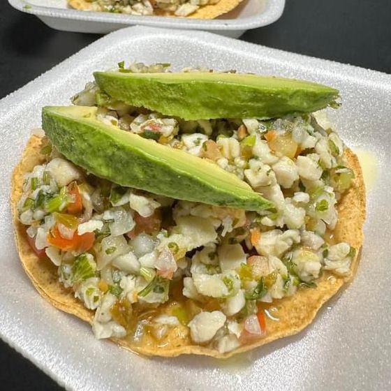 Tostada de Ceviche