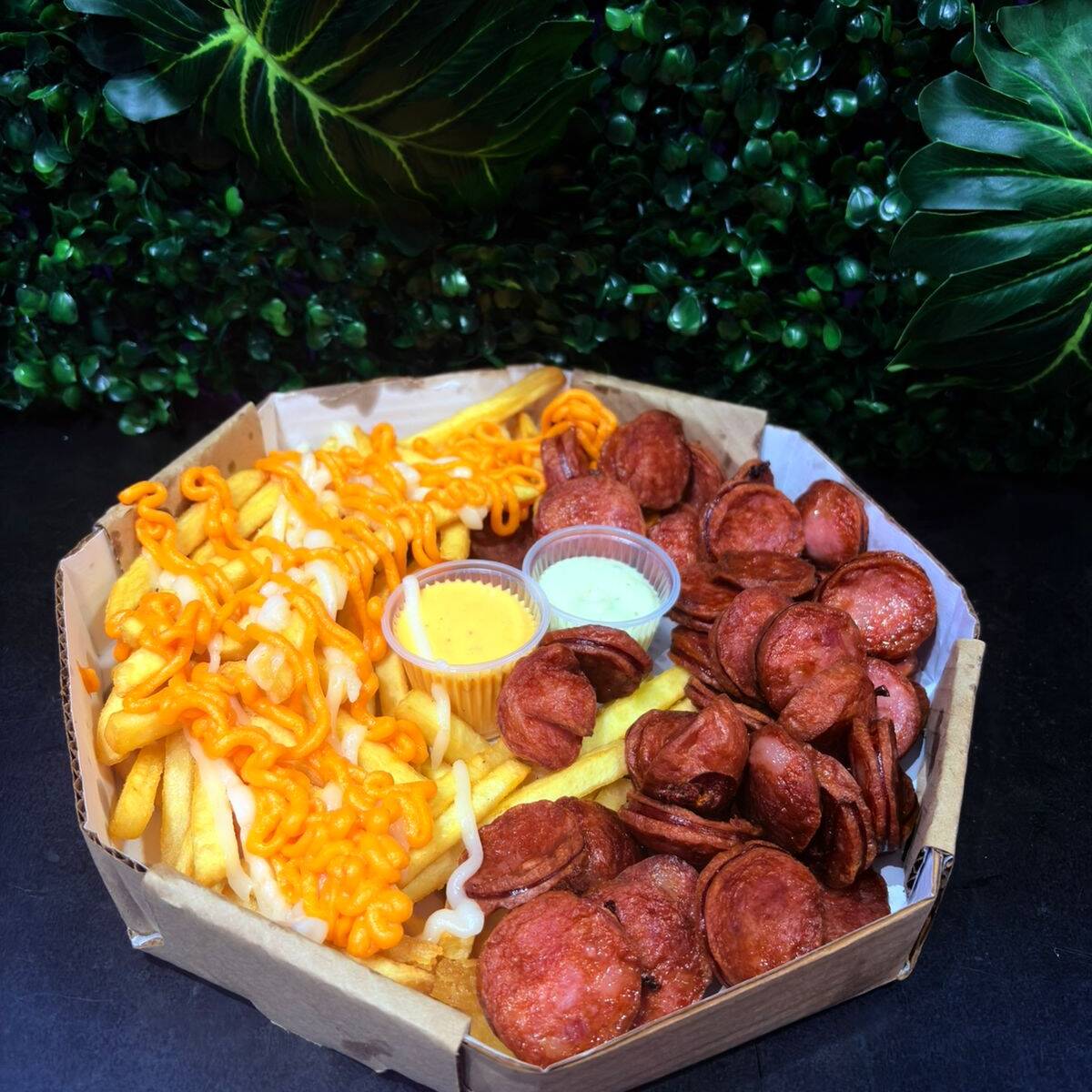 400 g de batata 400g de calabresa