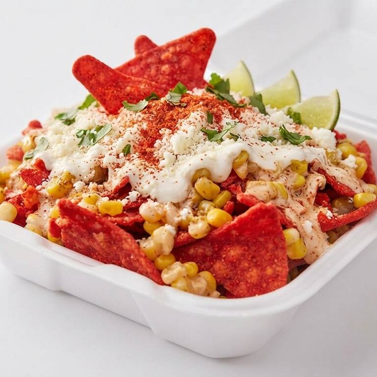 Tosti-esquites Flamin Hot