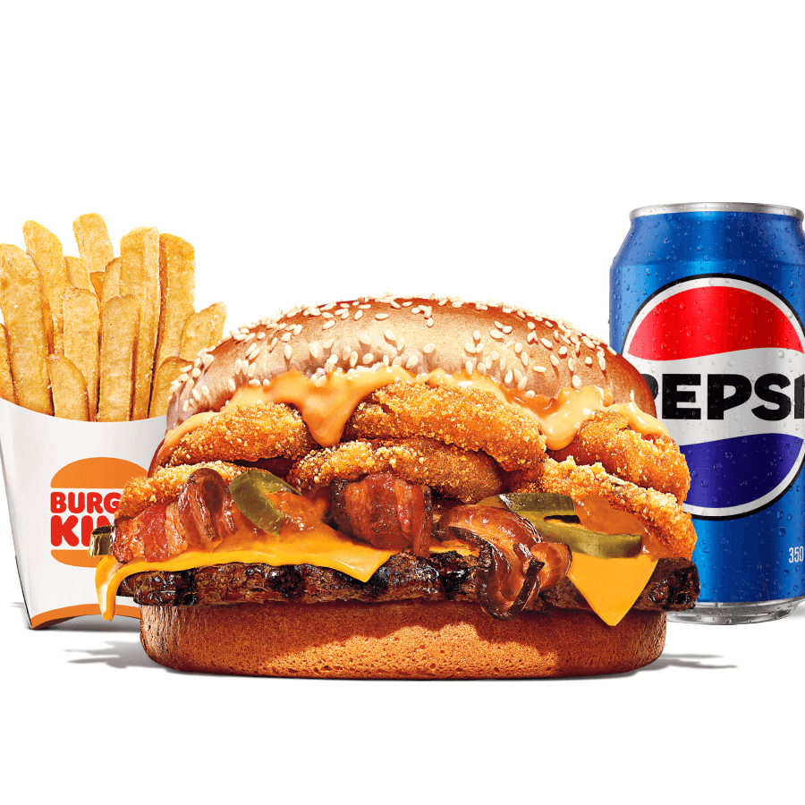 Mega Stacker Furioso 1.0 + Acompanhamento + Bebida