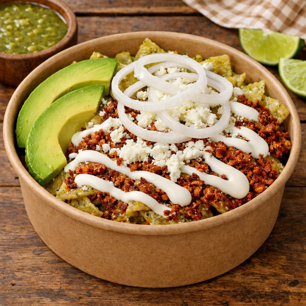 Chilaquiles de Chorizo