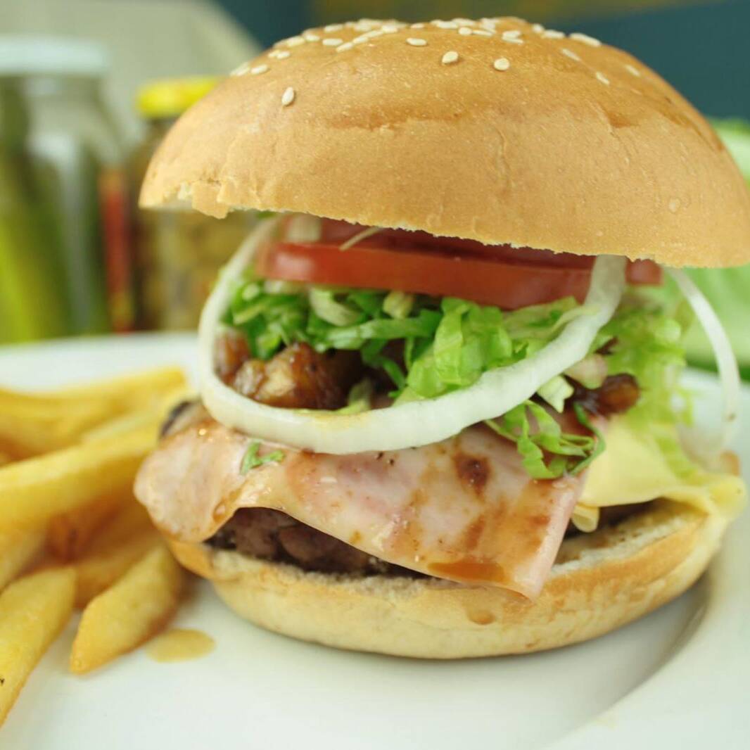 Hamburguesa Hawaiana