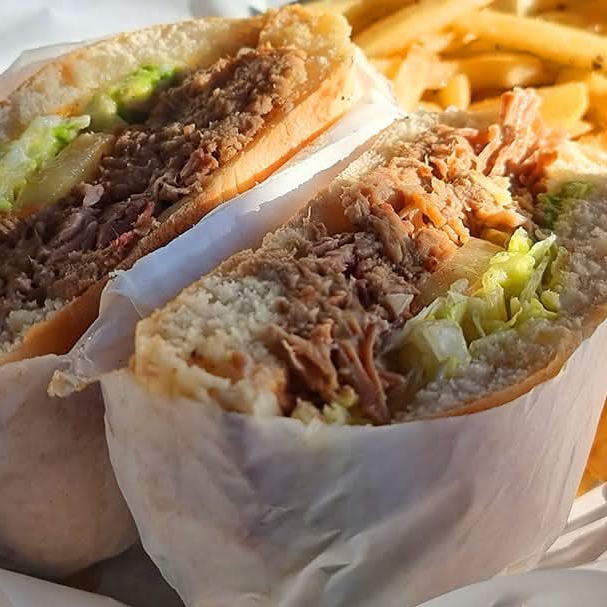 Torta lomo + papas